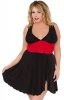 Czarna koszulka plus size Z/5036